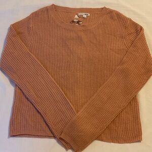 Fashion Nova Knit Sweater in mauve